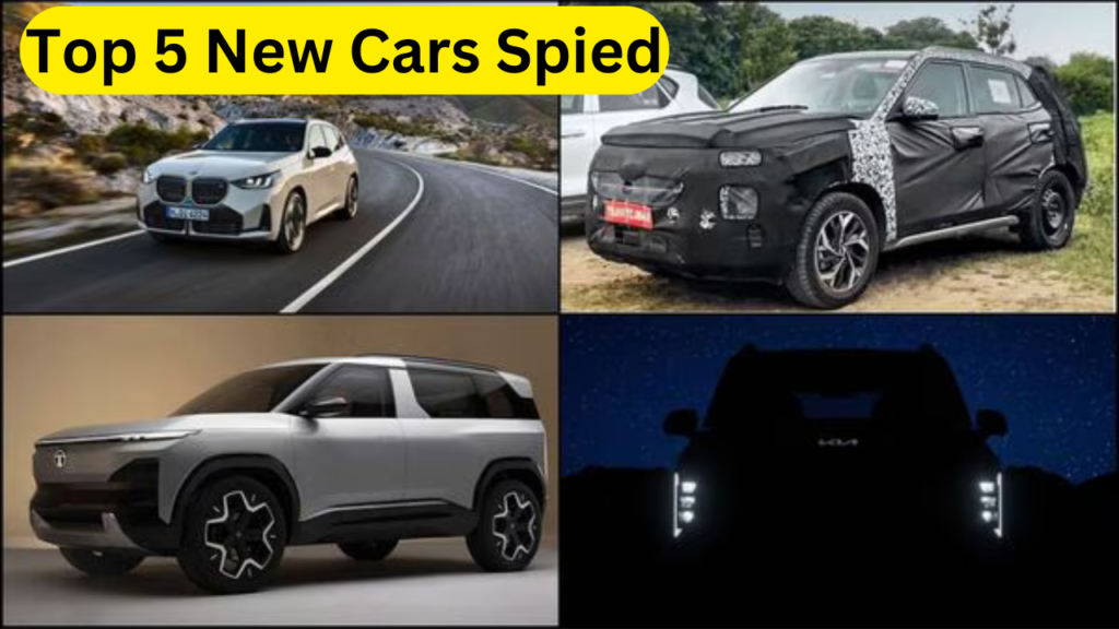 Top 5 New Cars Spied