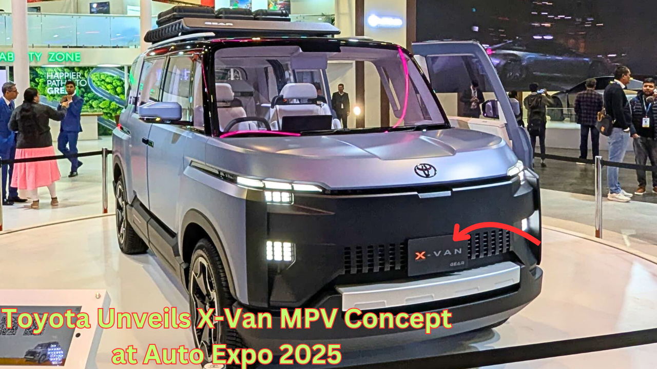 Toyota Unveils X-Van MPV Concept at Auto Expo 2025
